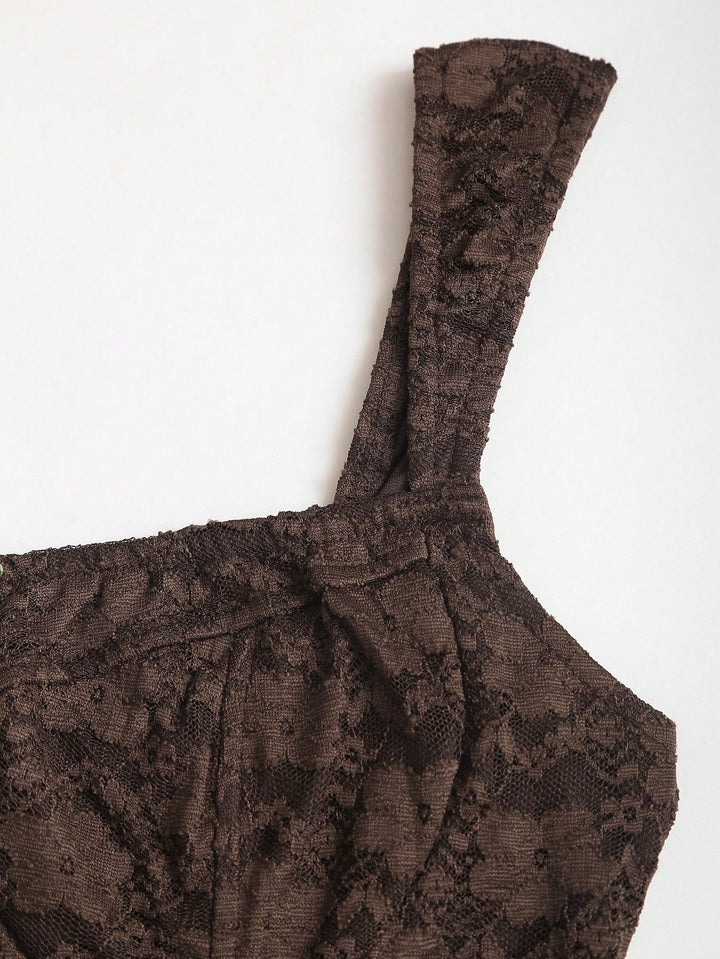 Rochie scurtă SHEIN, maro