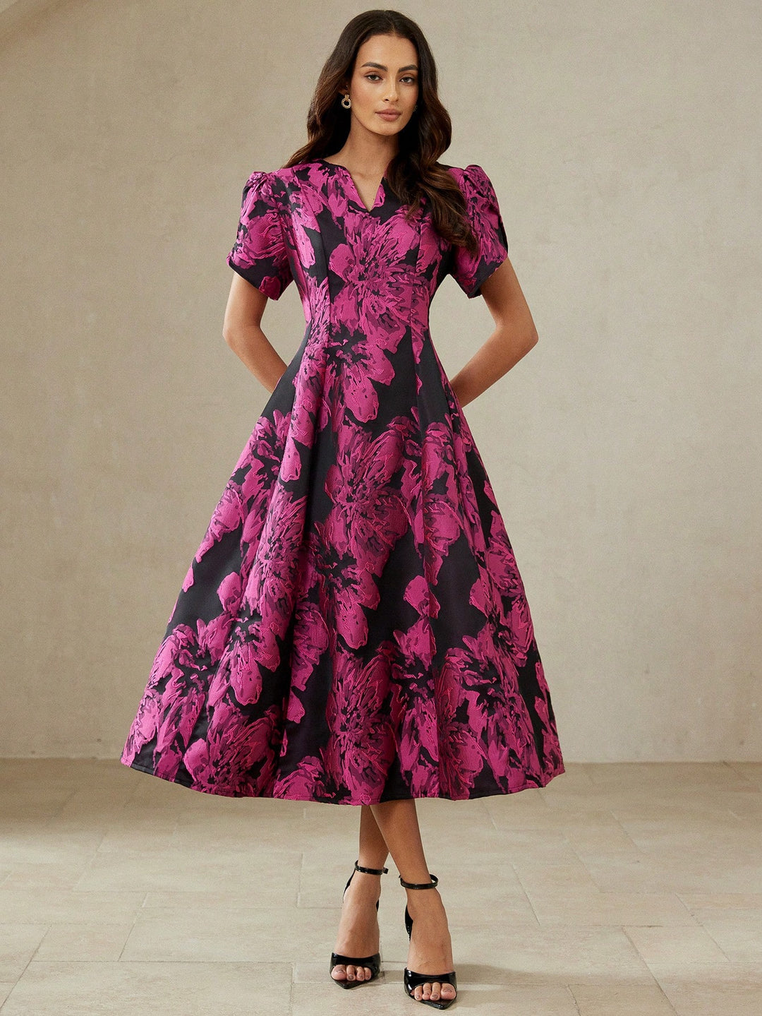 Rochie maxi SHEIN, mix culori