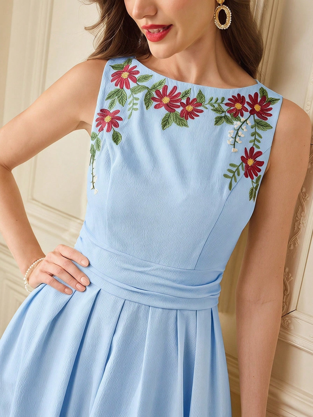 Rochie maxi SHEIN, albastru