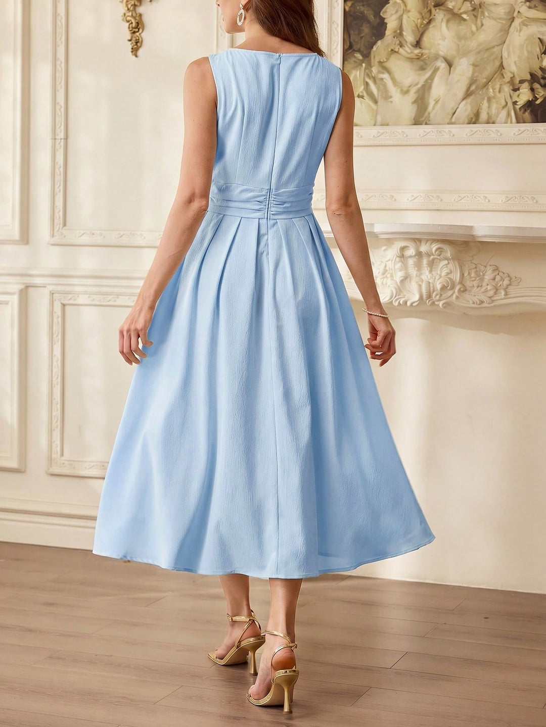 Rochie maxi SHEIN, albastru