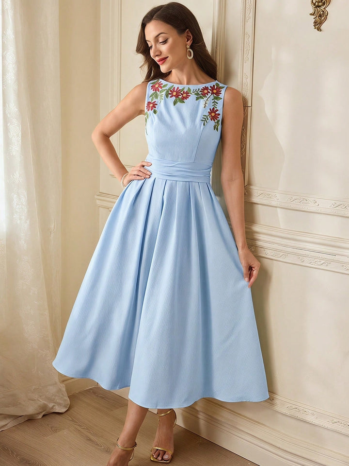 Rochie maxi SHEIN, albastru