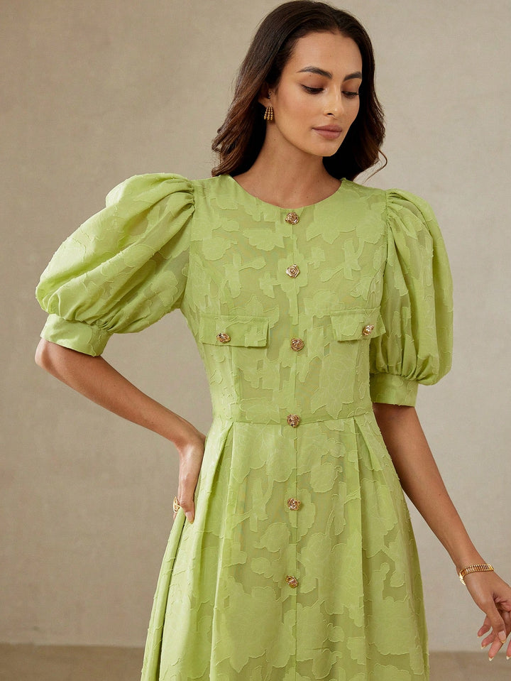 Rochie maxi SHEIN, verde