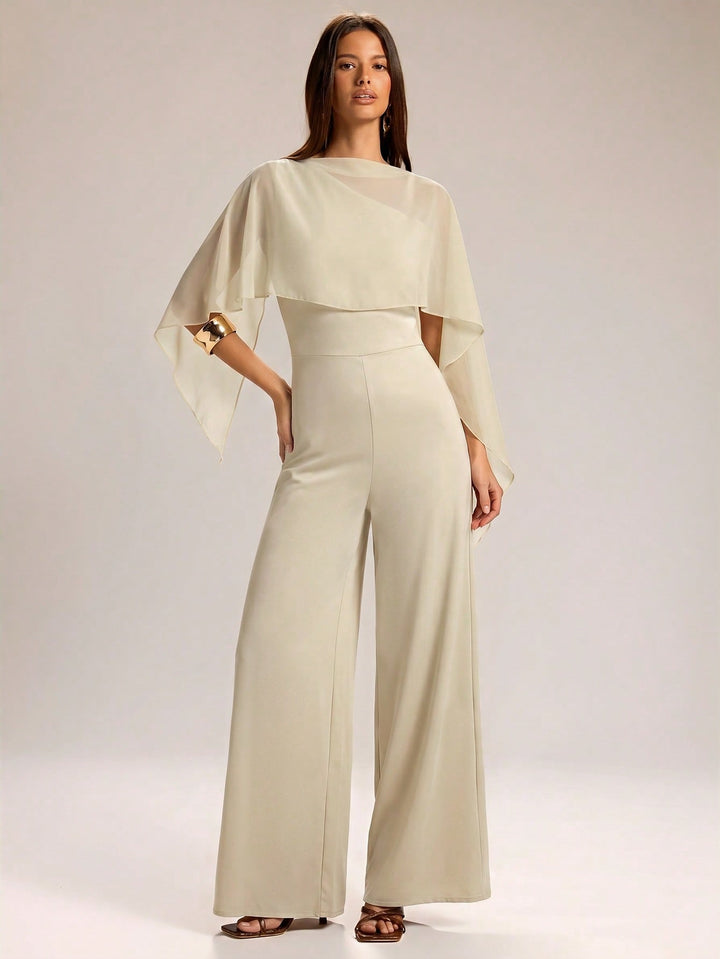 Hosszú overál SHEIN, bézs