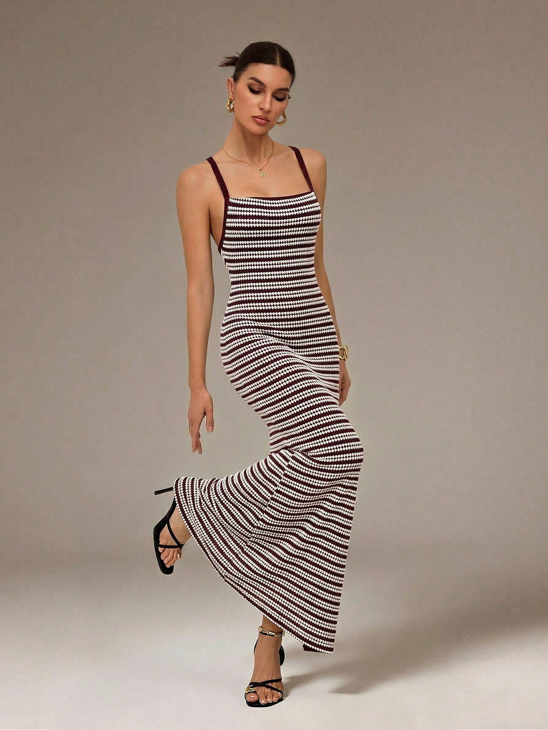 Rochie maxi SHEIN, vișiniu