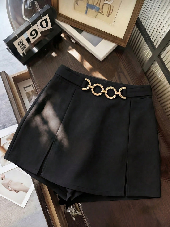 Pantaloni scurți SHEIN, negru