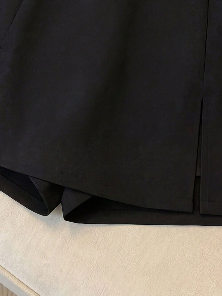Pantaloni scurți SHEIN, negru
