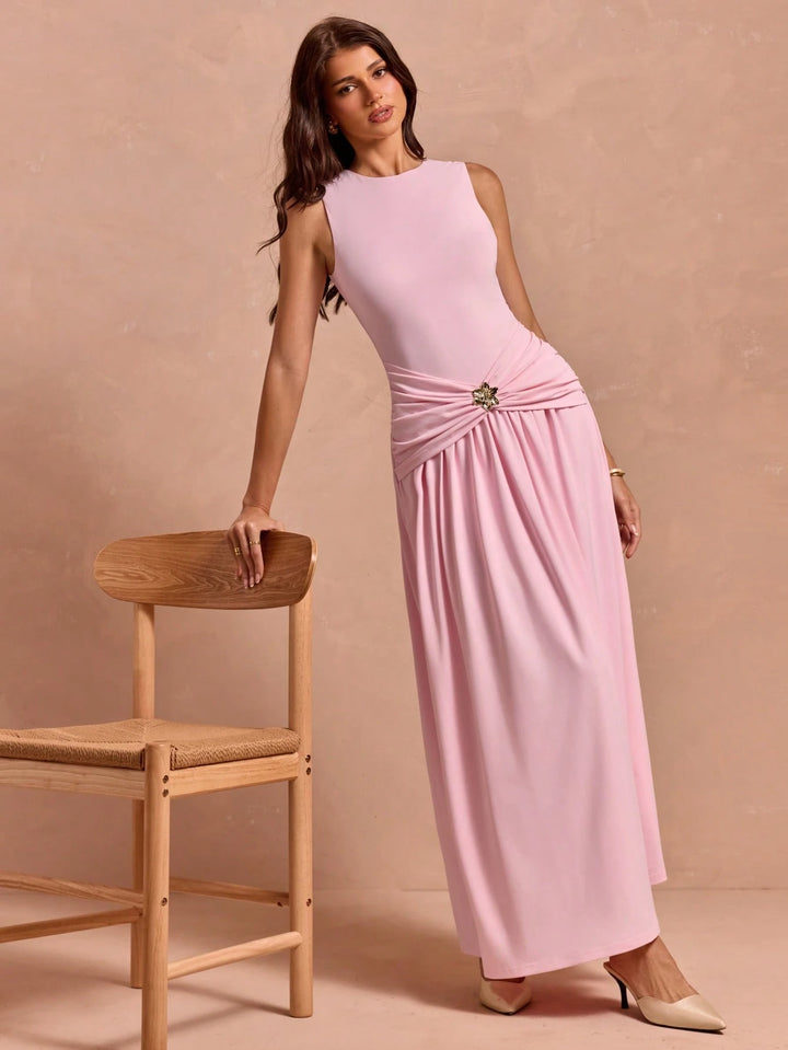 Rochie maxi SHEIN, roz