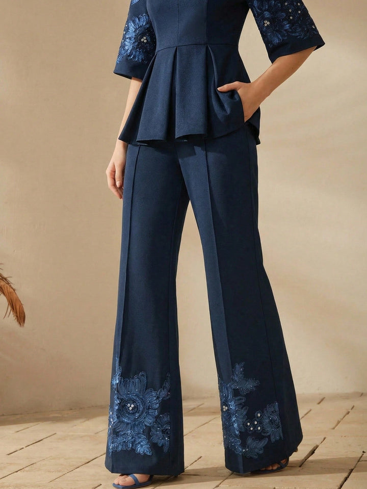 Pantaloni SHEIN, albastru