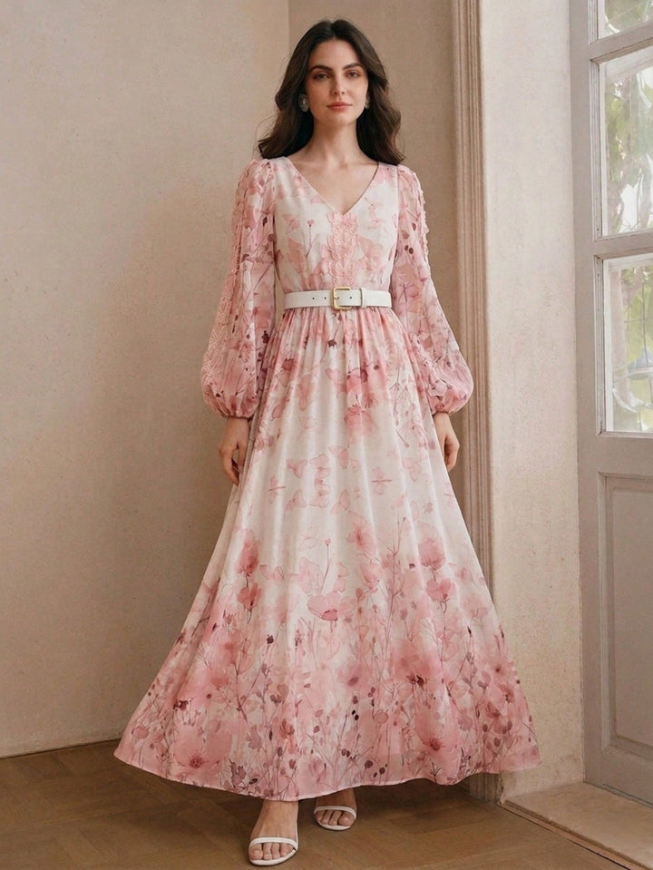 Rochie maxi SHEIN, roz
