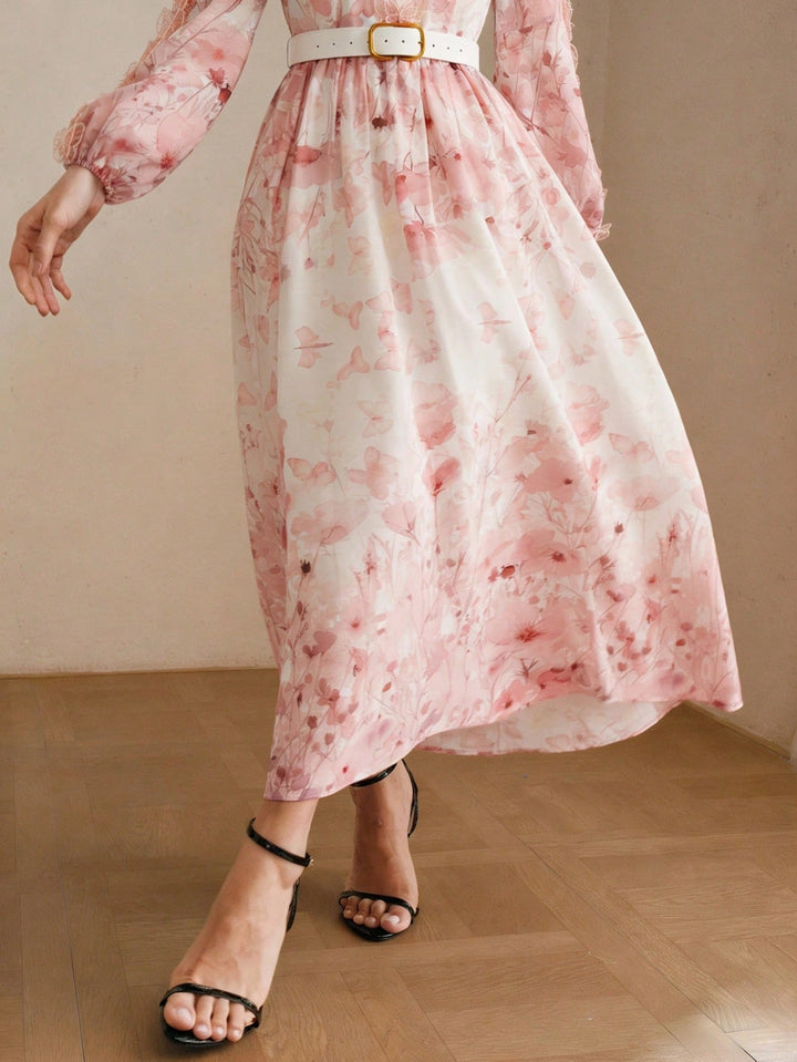 Rochie maxi SHEIN, roz