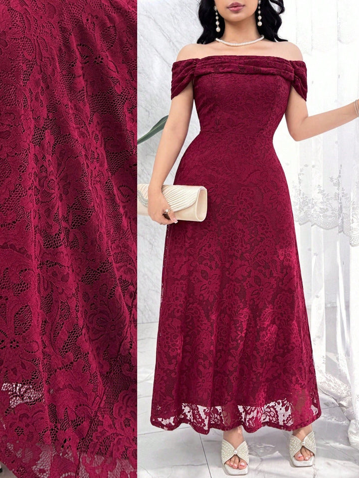 Rochie maxi SHEIN, vișiniu