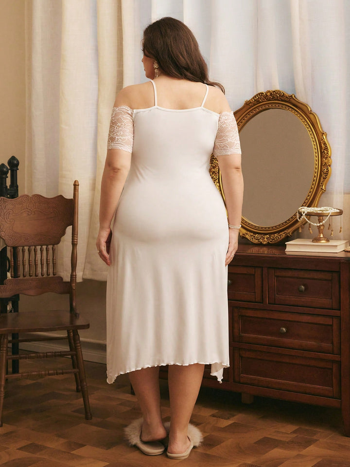 Rochie de noapte SHEIN, alb