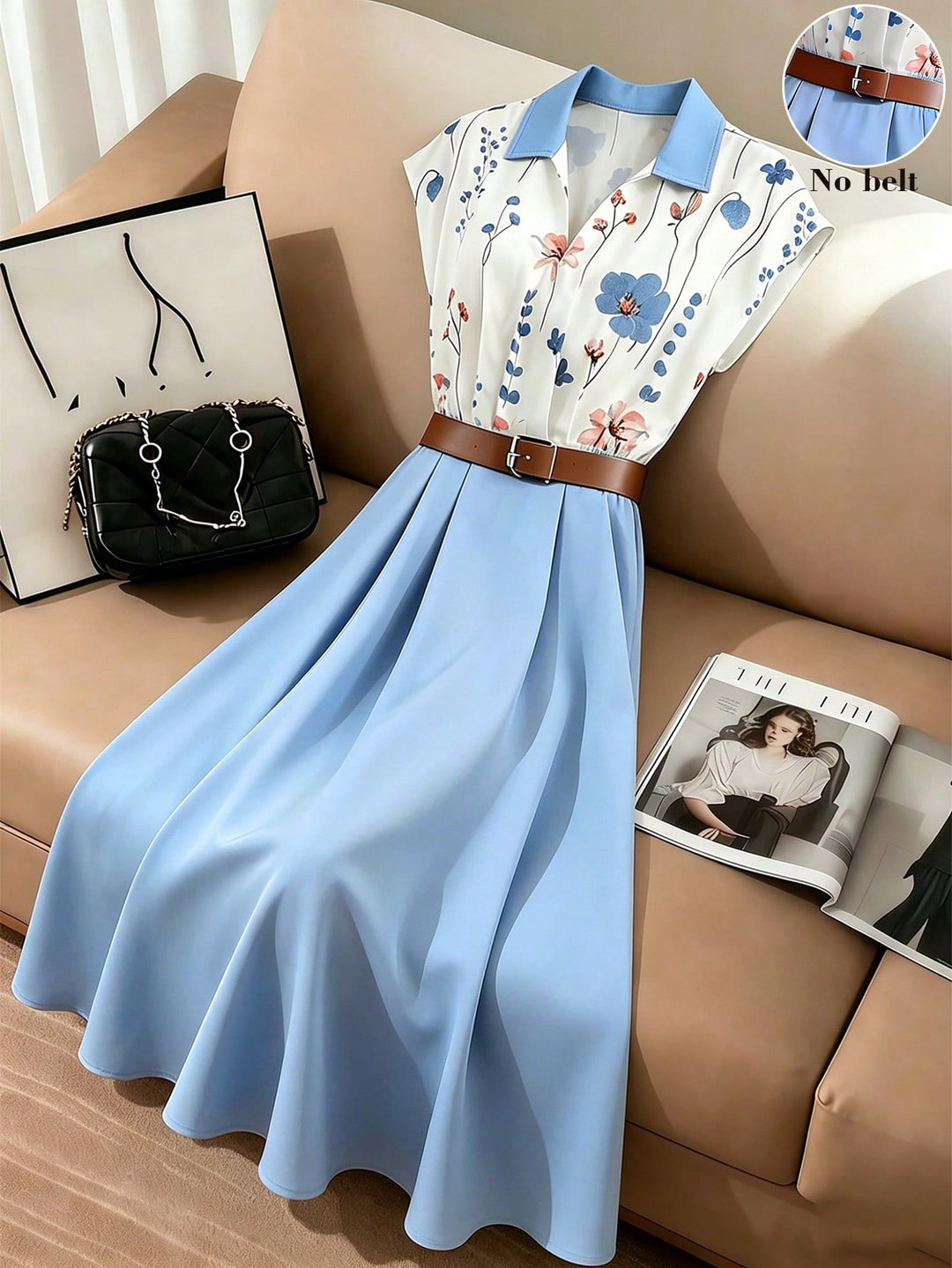 Rochie maxi SHEIN, mix culori