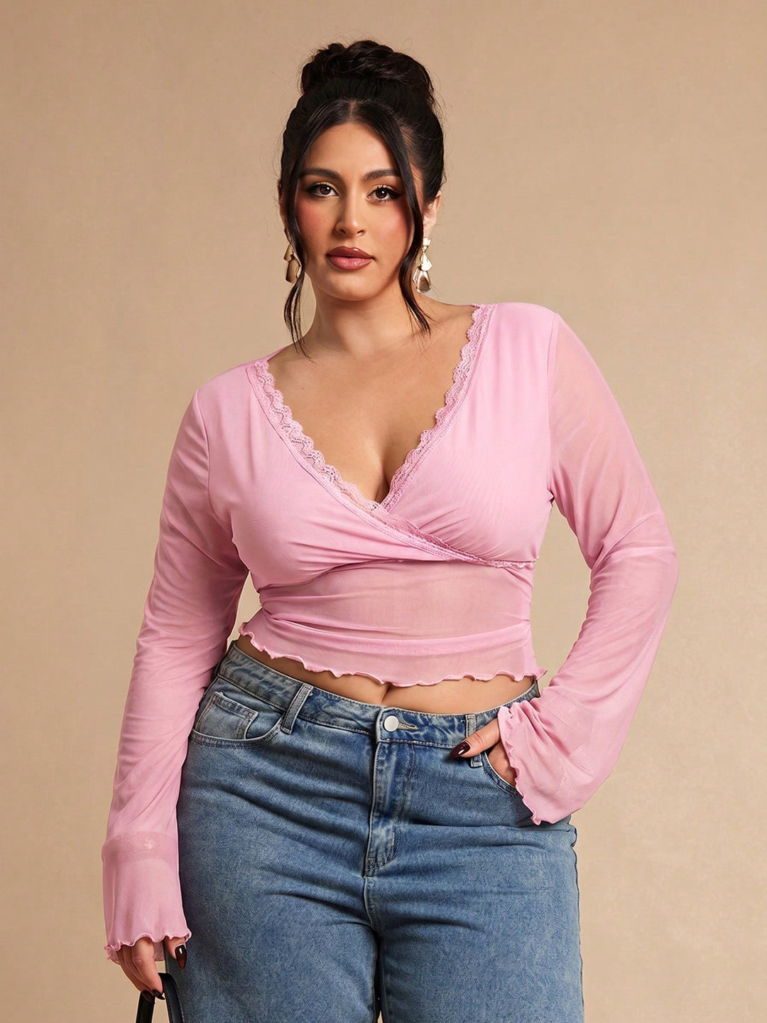 Tricou SHEIN, roz