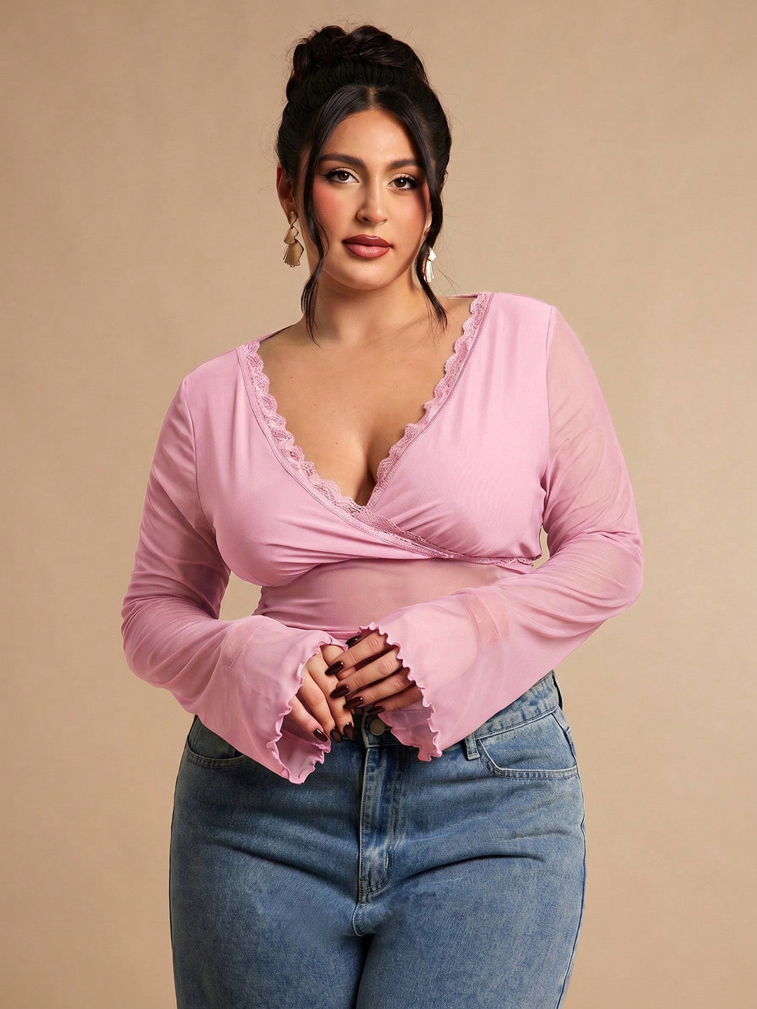 Tricou SHEIN, roz
