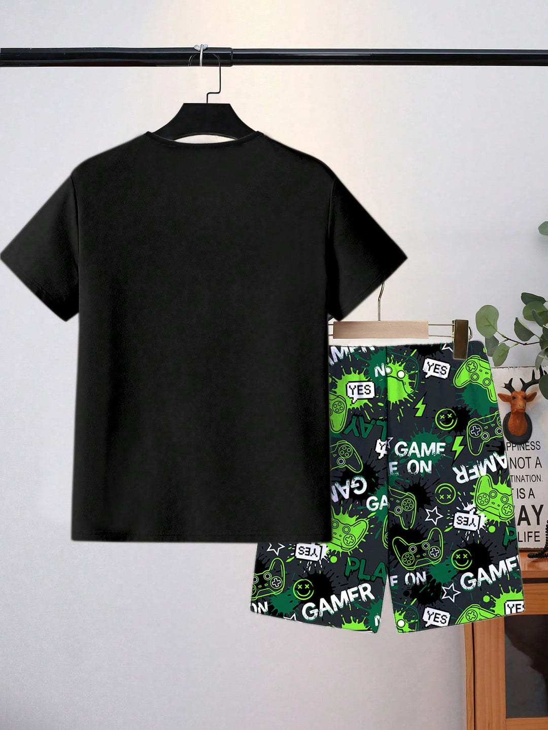 Pijama SHEIN, negru