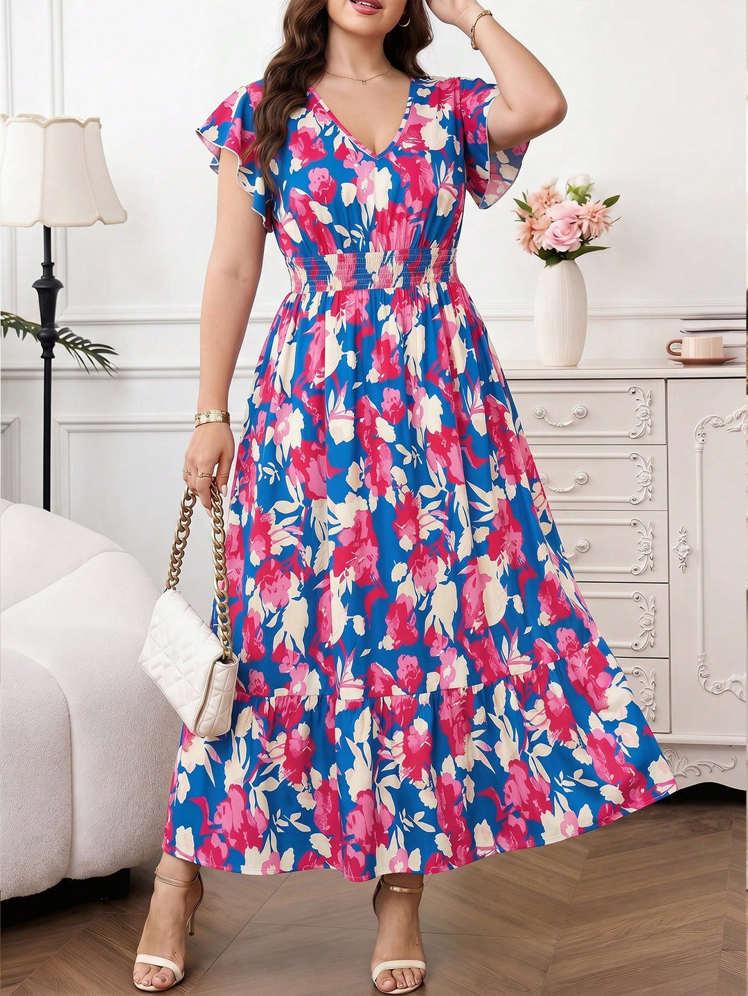 Rochie SHEIN, mix culori