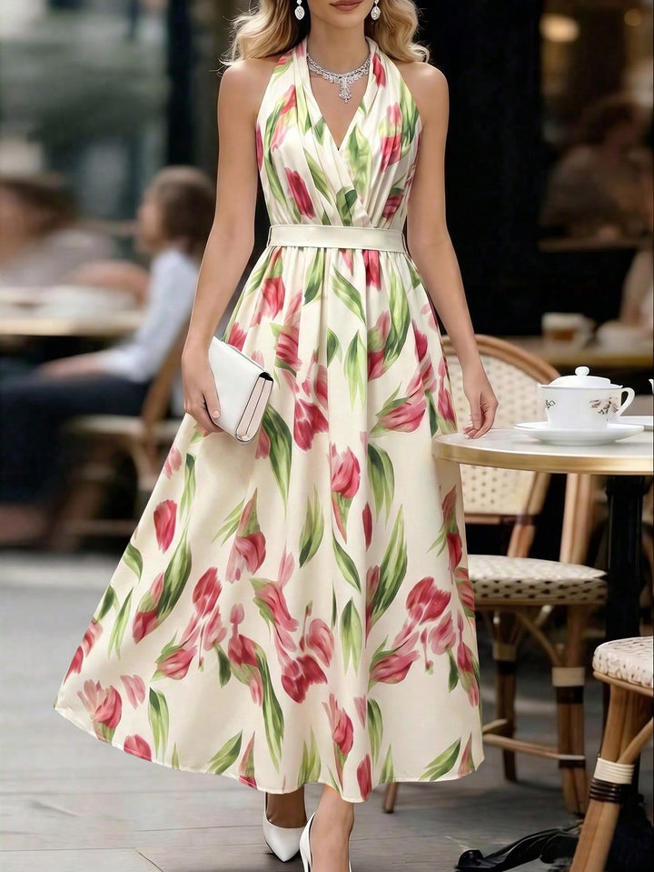 Rochie maxi SHEIN, mix culori