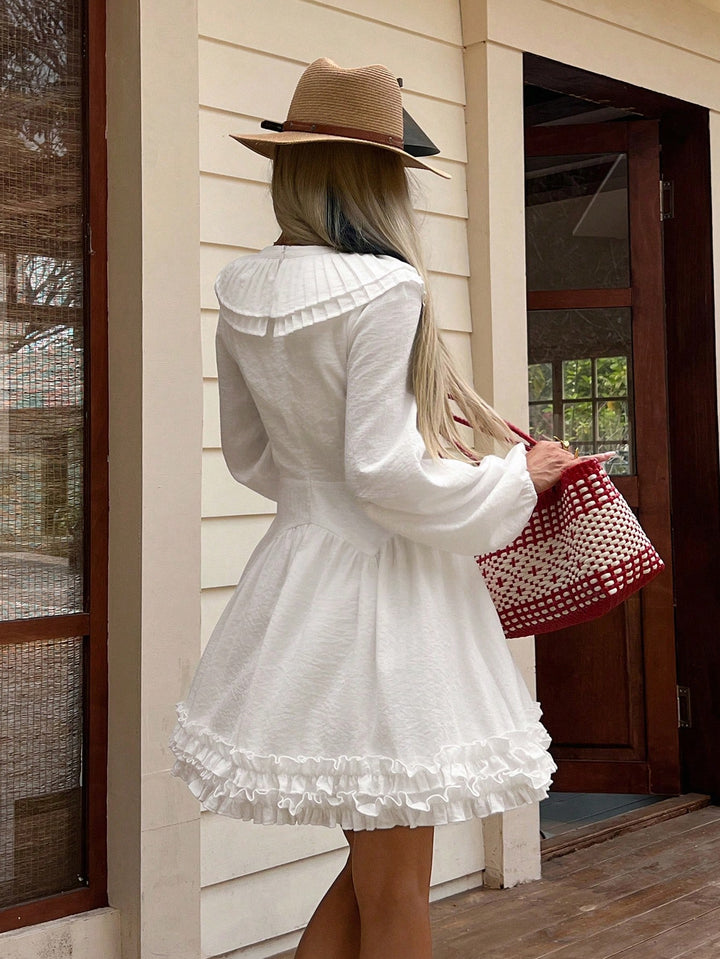 Rochie scurtă SHEIN, alb