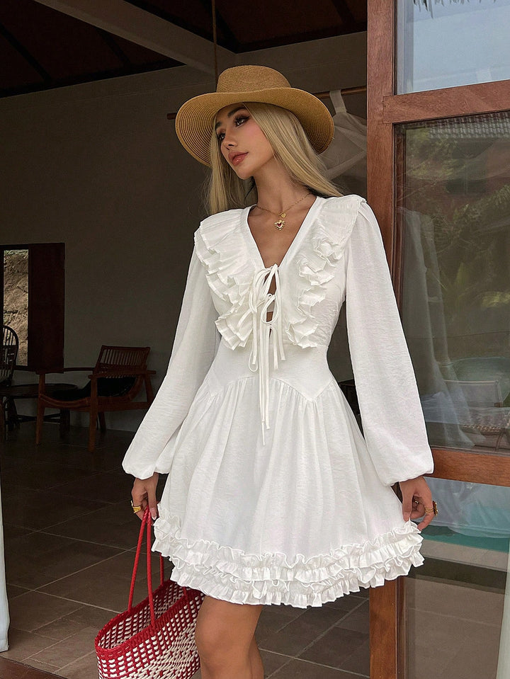 Rochie scurtă SHEIN, alb