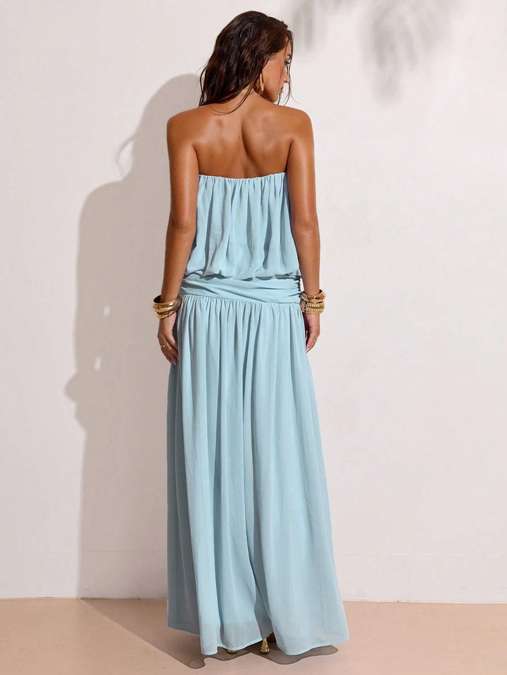 Rochie maxi SHEIN, albastru