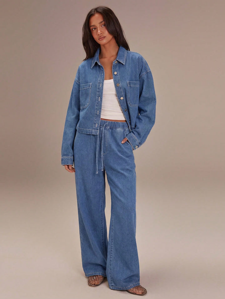 Jeans SHEIN, albastru