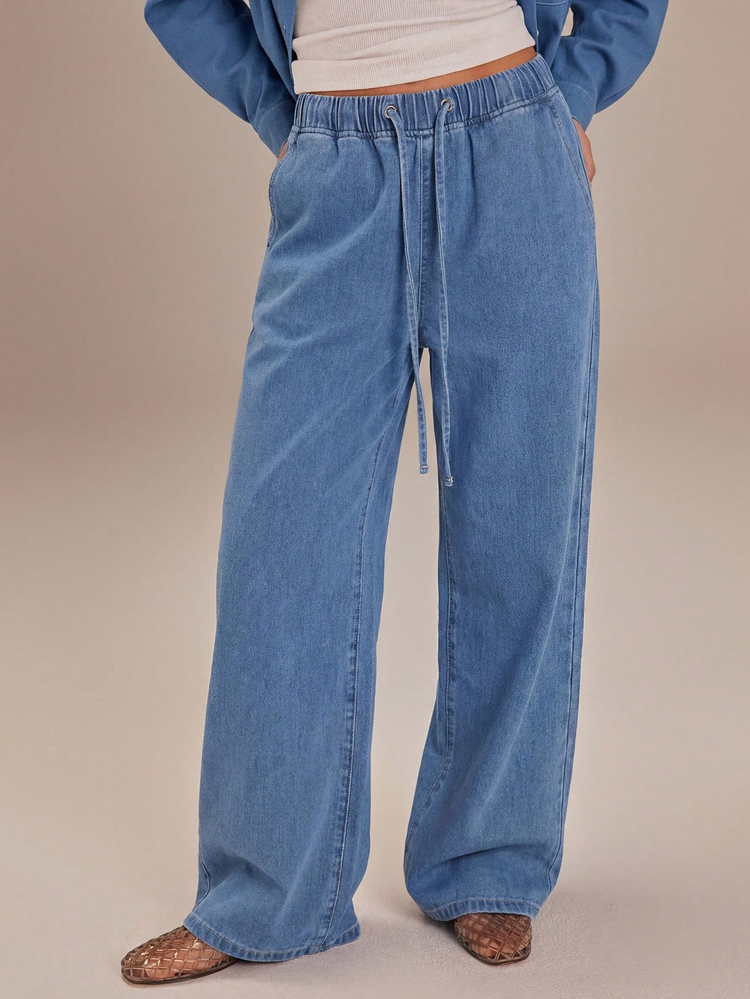 Jeans SHEIN, albastru