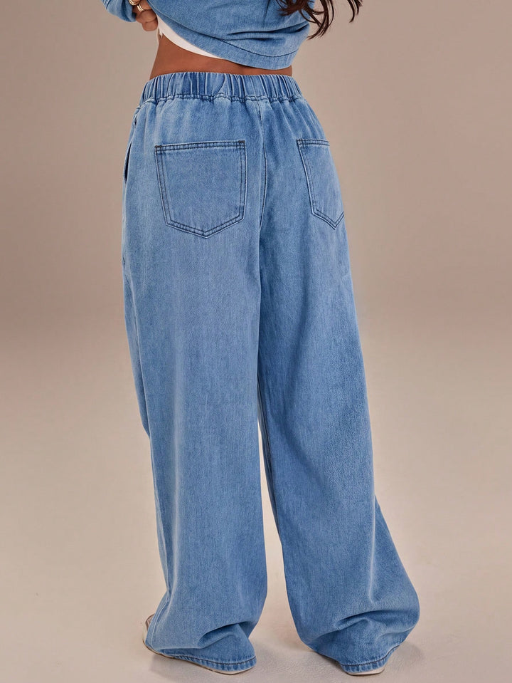 Jeans SHEIN, albastru