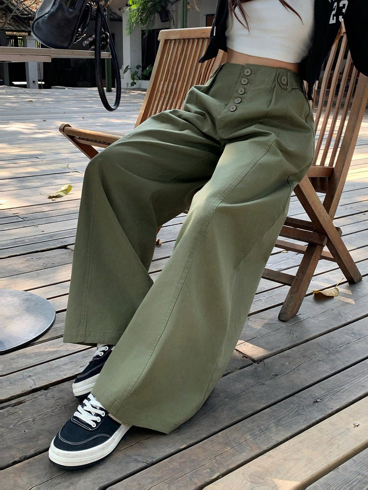 Pantaloni SHEIN, kaki