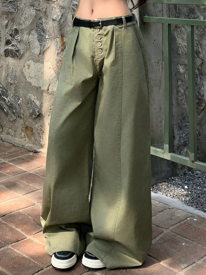 Pantaloni SHEIN, kaki