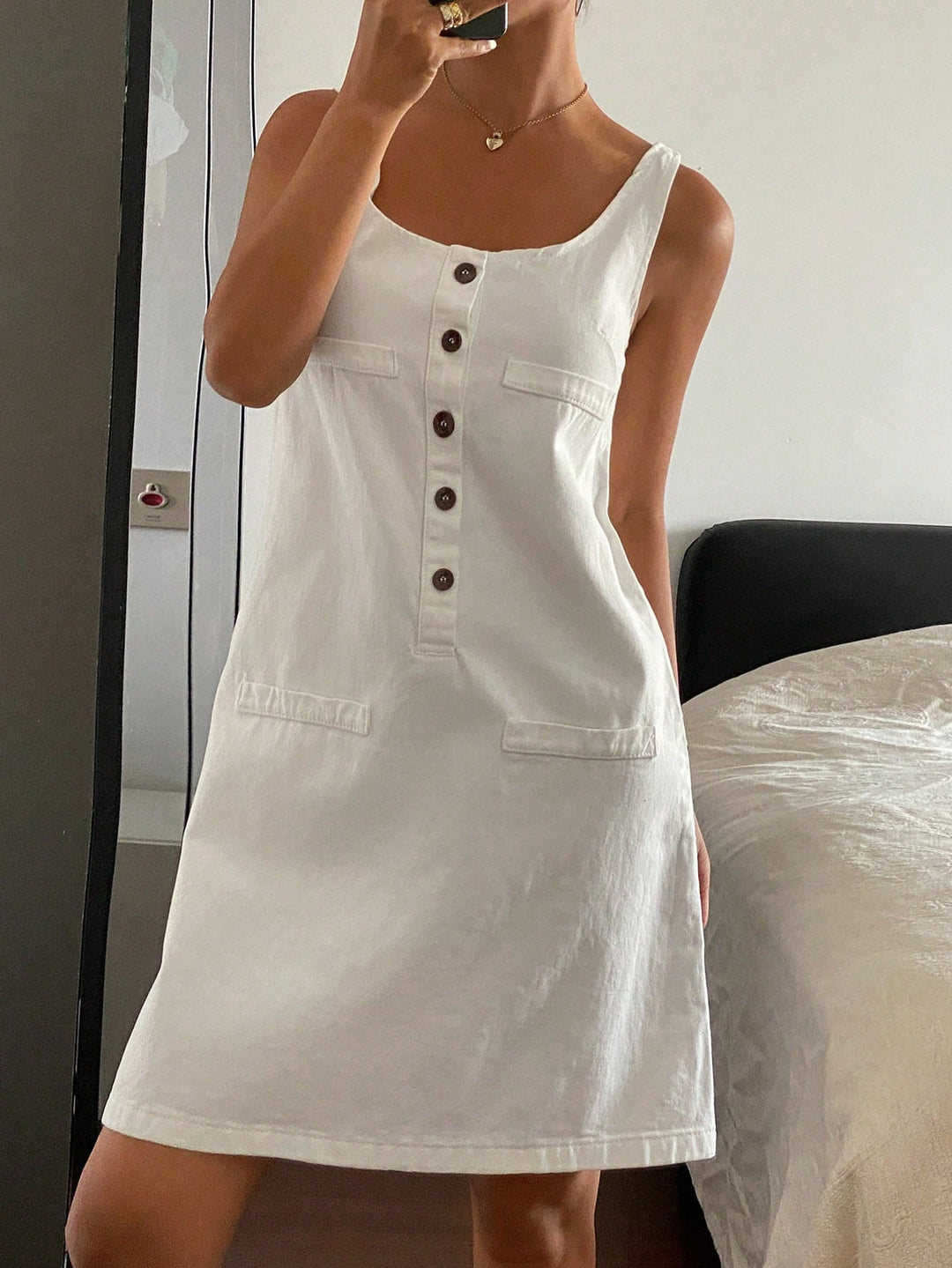 Rochie SHEIN, alb