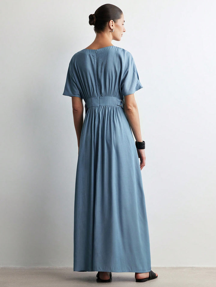 Rochie midi SHEIN, albastru