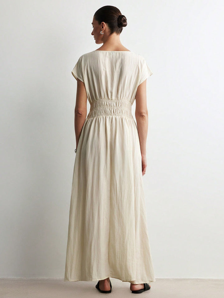 Rochie maxi SHEIN, portocaliu