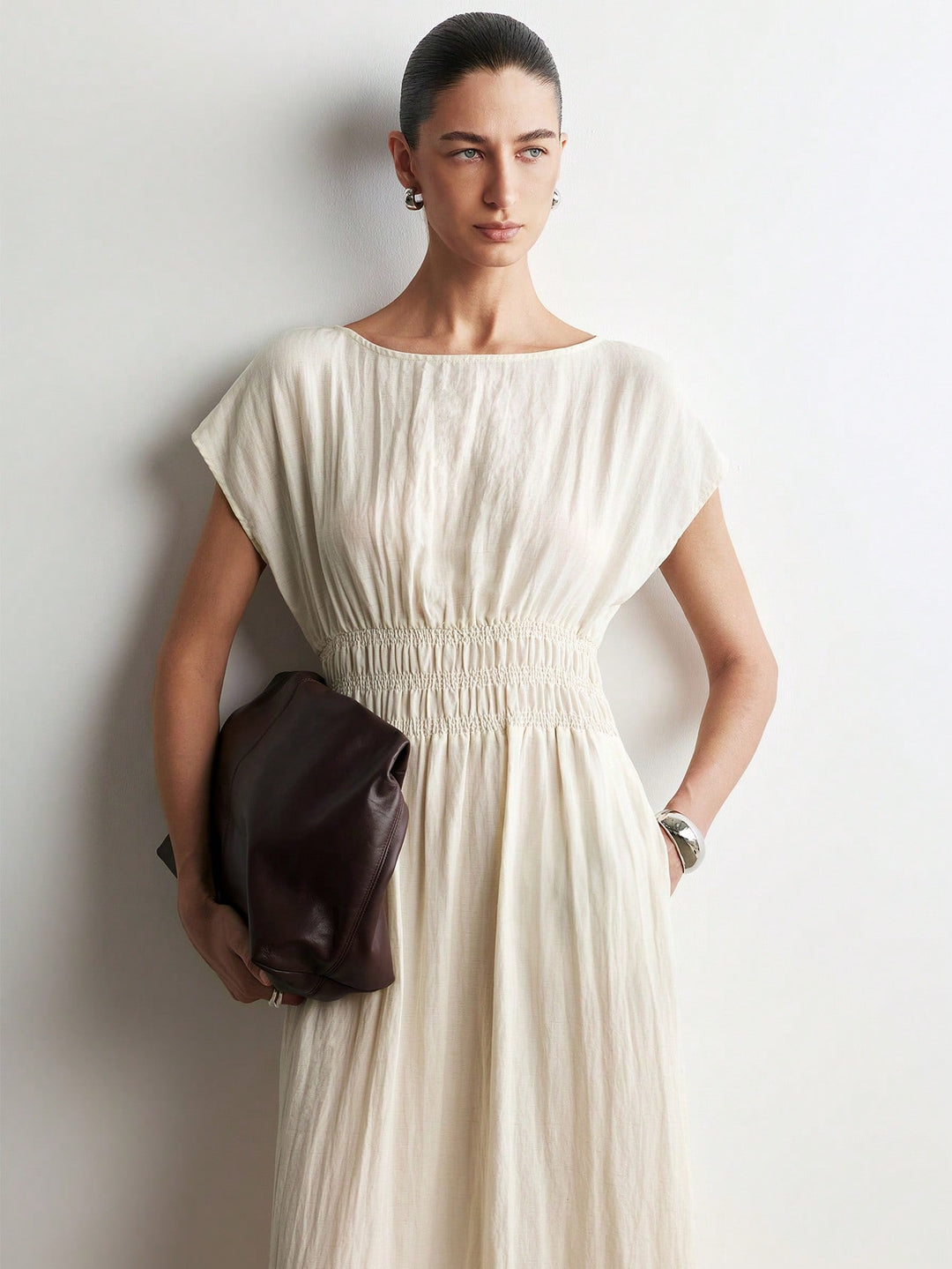 Rochie maxi SHEIN, portocaliu