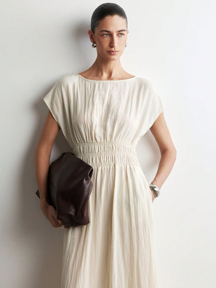 Rochie maxi SHEIN, bej