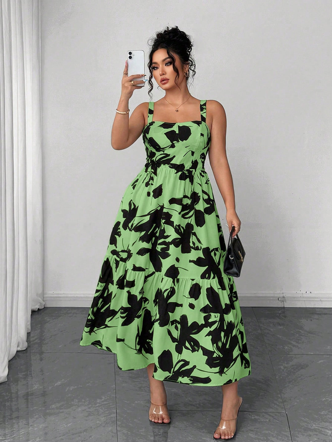 Rochie SHEIN, verde