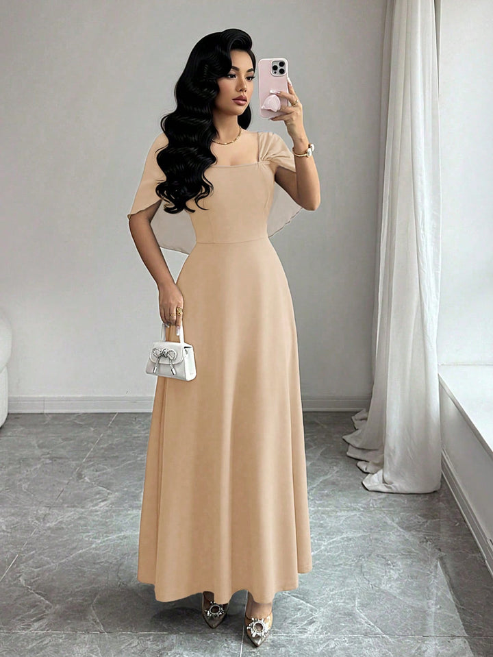 Rochie maxi SHEIN, portocaliu