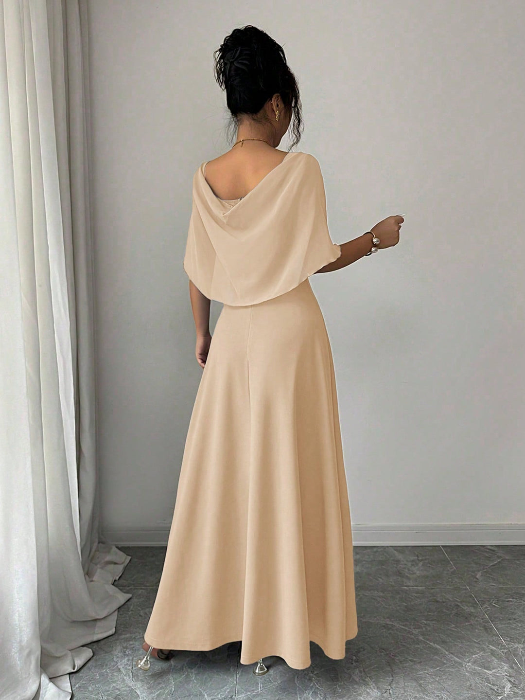 Rochie maxi SHEIN, portocaliu