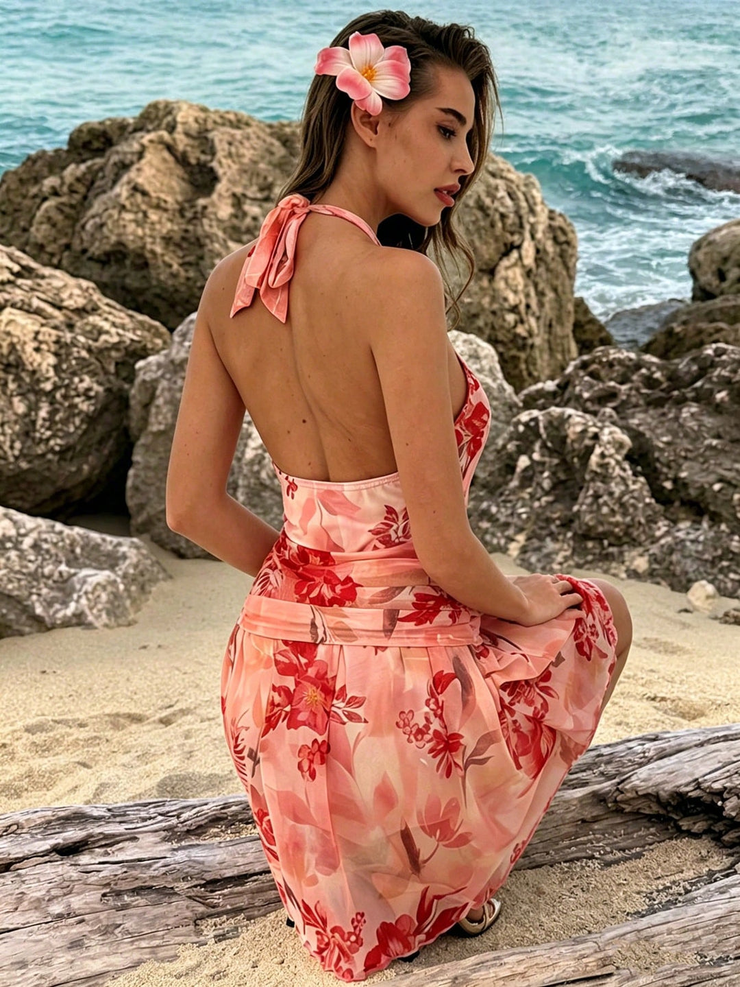 Rochie scurtă SHEIN, roz