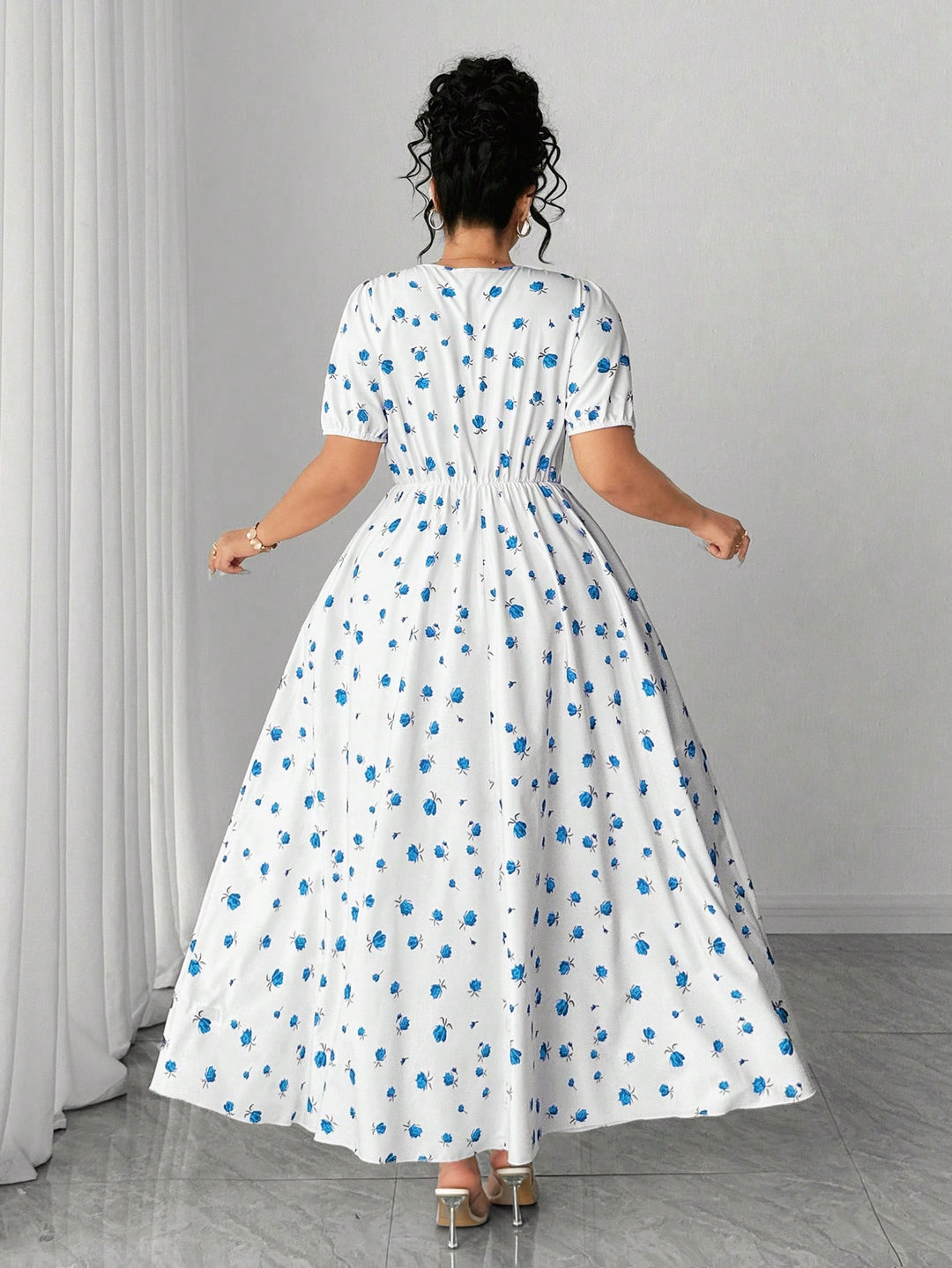 Rochie maxi SHEIN, alb