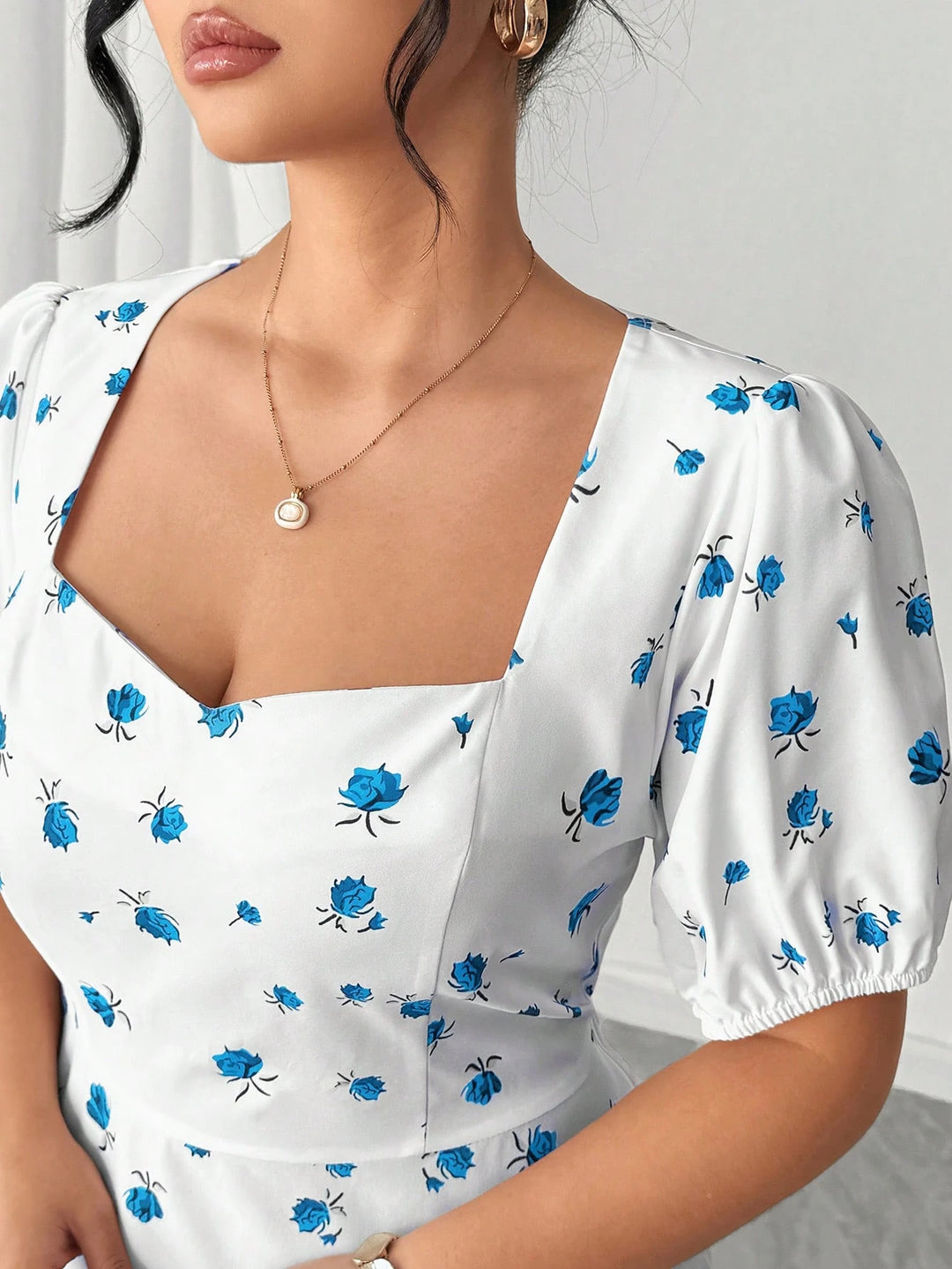 Rochie maxi SHEIN, alb