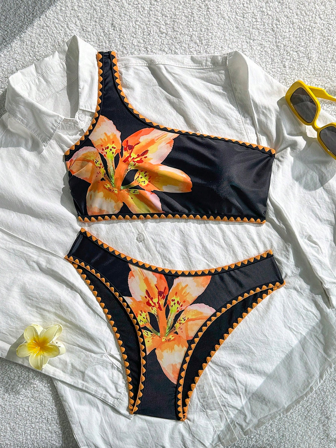 Set bikini SHEIN, negru