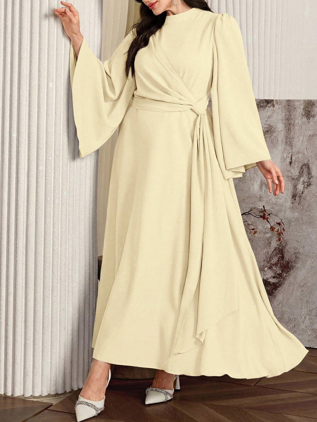 Rochie maxi SHEIN, galben