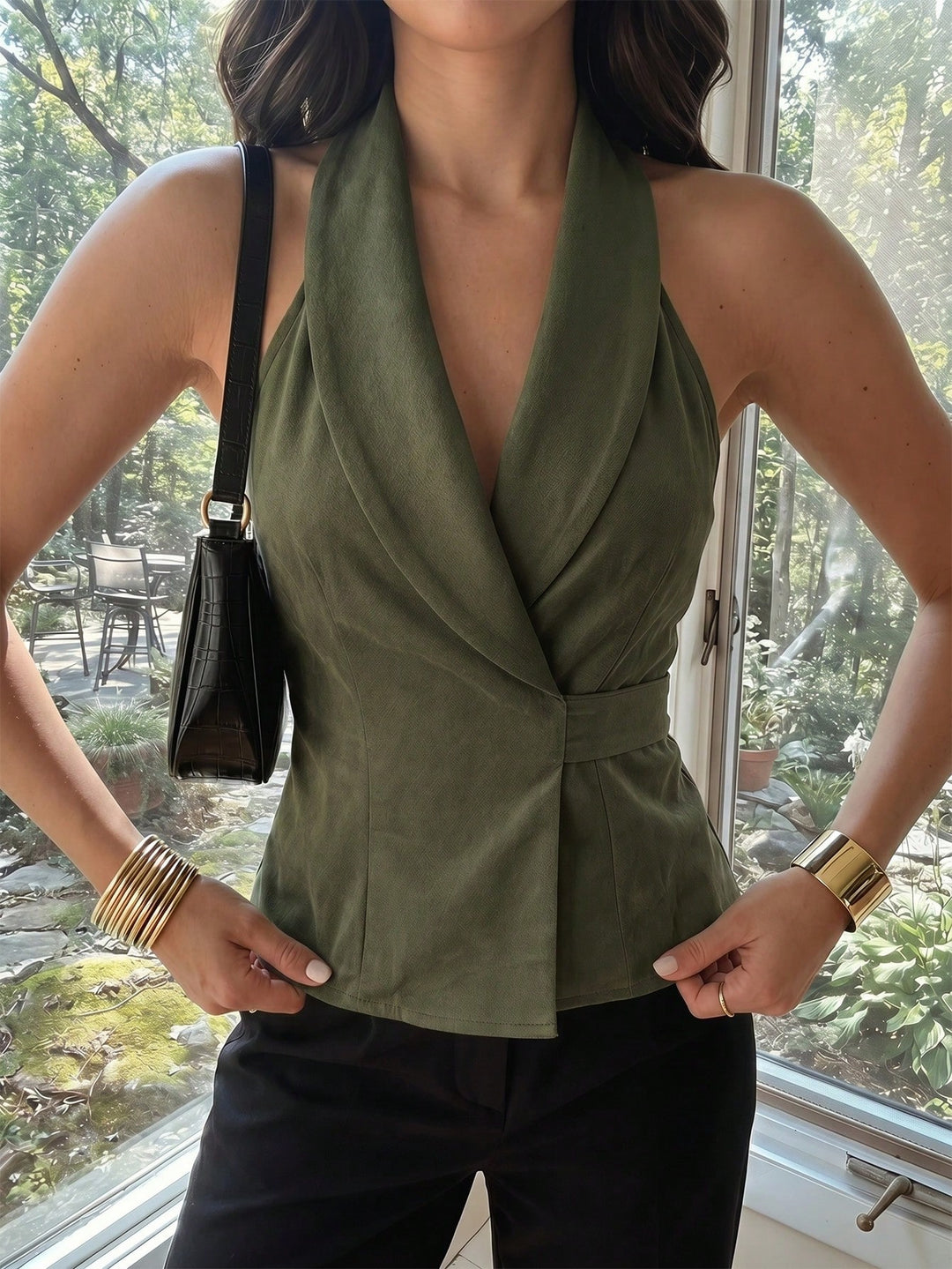 Sacou SHEIN, verde