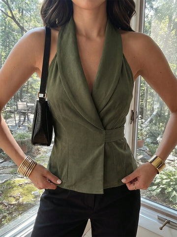 Top SHEIN, verde