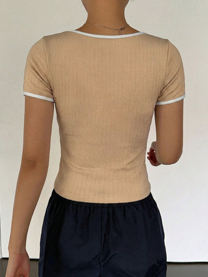 Tricou SHEIN, bej