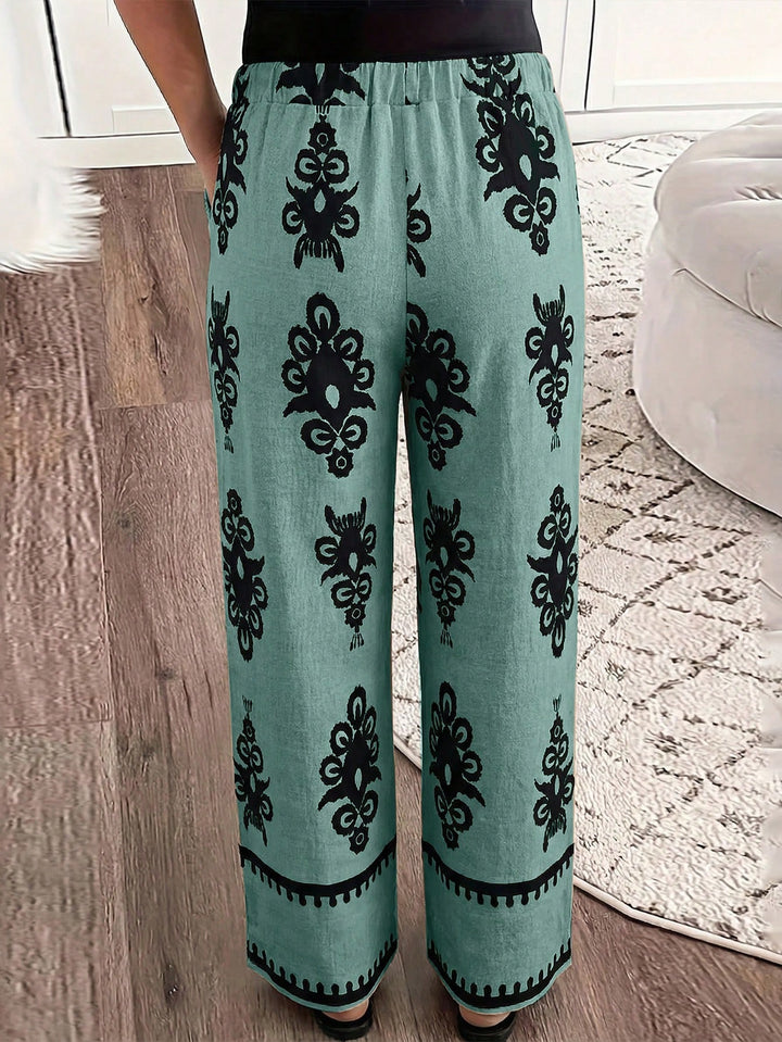 Pantaloni SHEIN, turcoaz