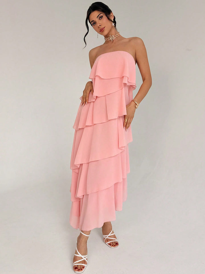 Rochie maxi SHEIN, roz