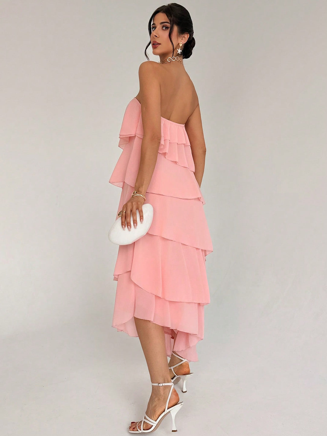 Rochie maxi SHEIN, roz