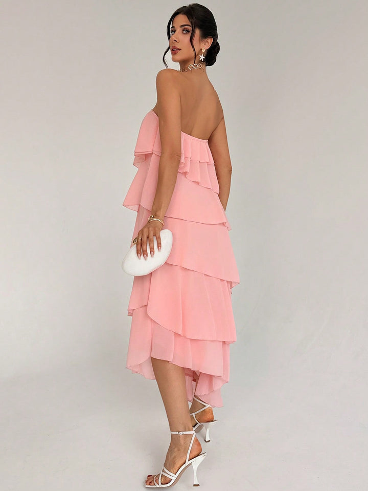 Rochie maxi SHEIN, roz